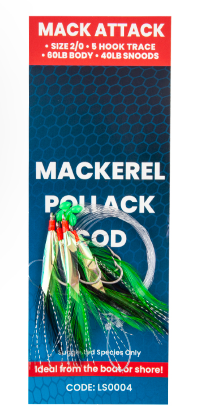 Sonik Mack Attack Attractor Trace 5 hook trace, 2/0 60lb body 40lb snoods