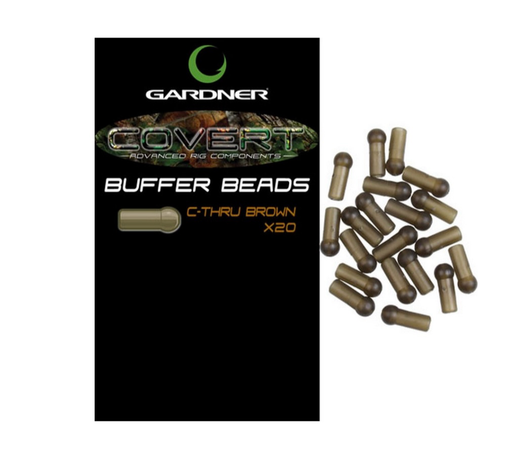 Gardner Tackle Covert Buffer Beads            C-Thru Green