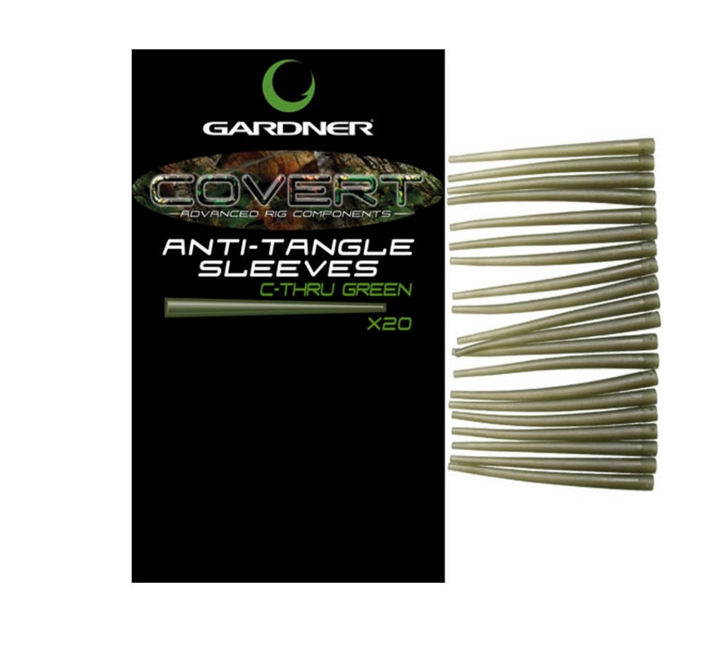 Gardner Tackle Covert Anti-Tangle Sleeves     C - Thru Green