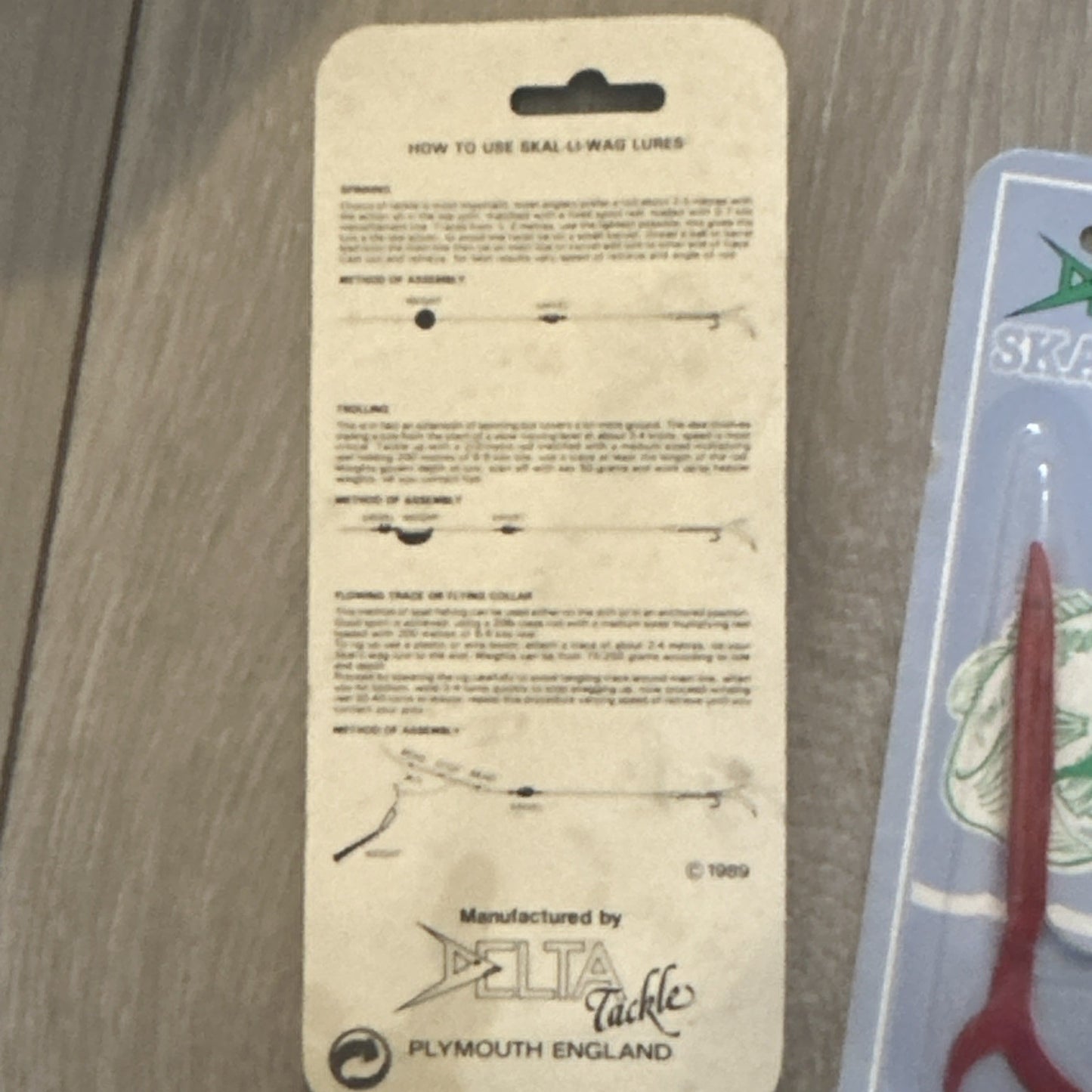 Delta Lures Red X 2 + 1 X Black