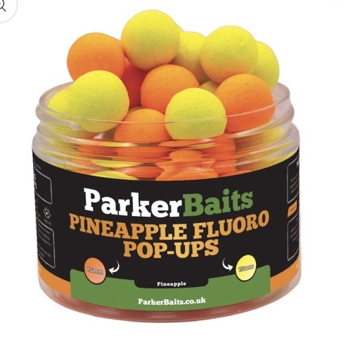 Parker Baits Fluoro Pop-Ups Pineapple 12 mm