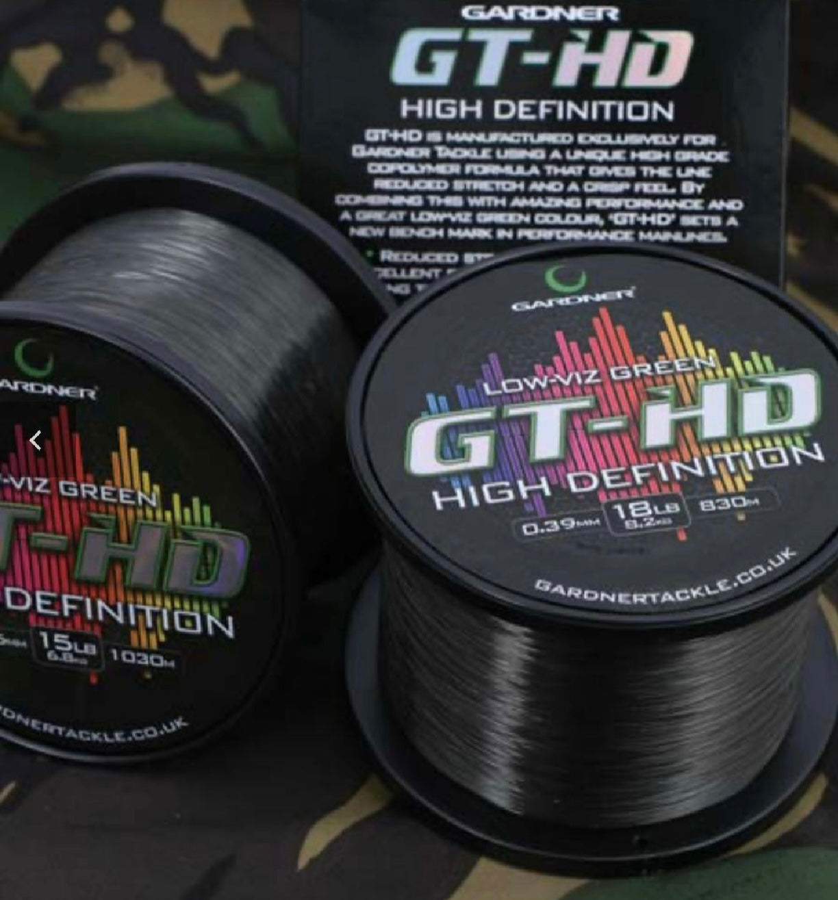 GARDNER TACKLE GT - HD High Definition Line 12 lb