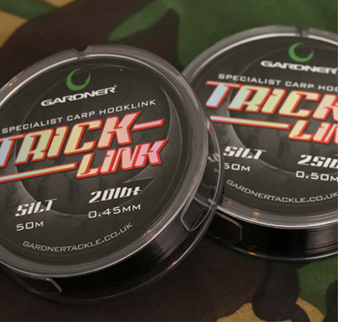 Gardner Trick Link Silt 25lbs 50m Specialist Carp Hooklink
