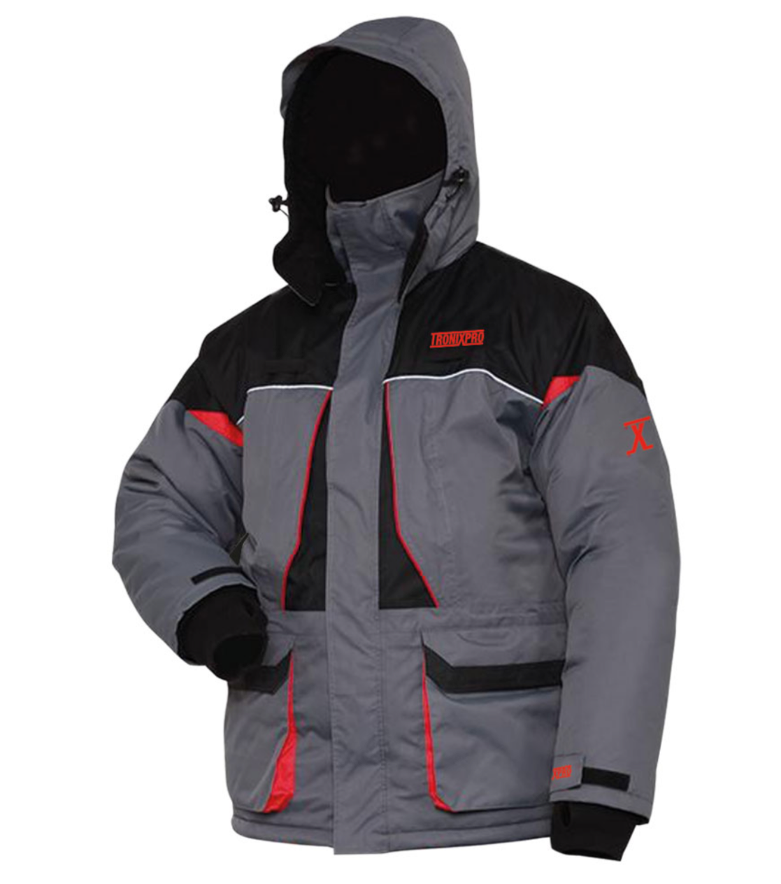Tronixpro Snug Jacket Grey,Black & Red -25 cod bass