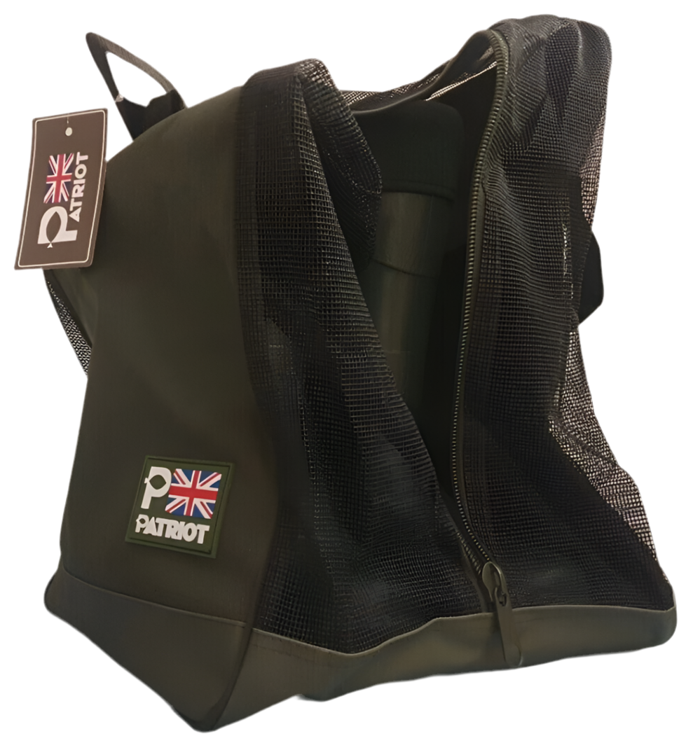 Patriot Fishing Welly Boots/Waders Bag-Green Eva Base BR22