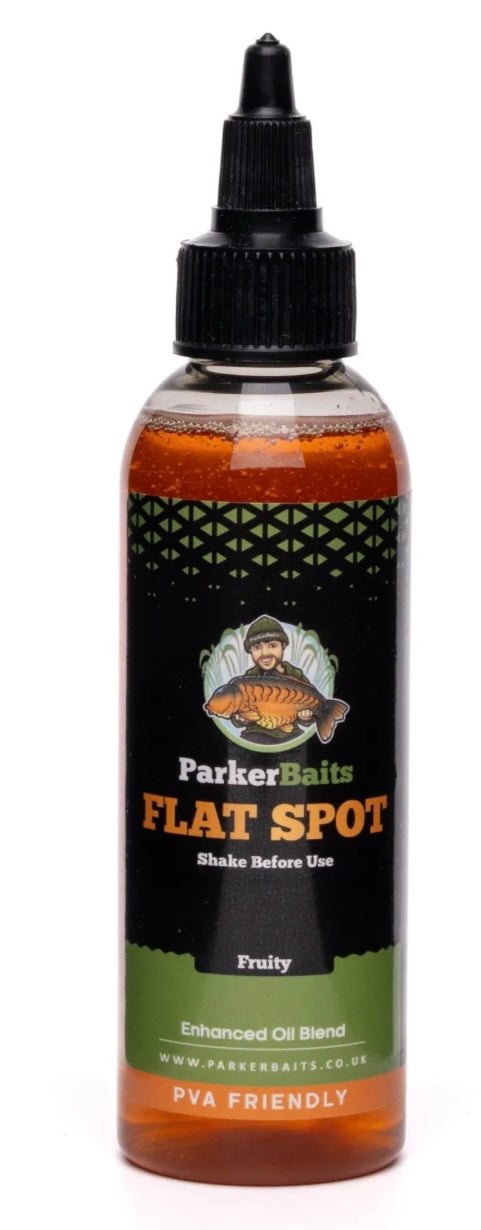 Parker Baits Flat Spot 100ml - Fruity   carp barbel chub perch