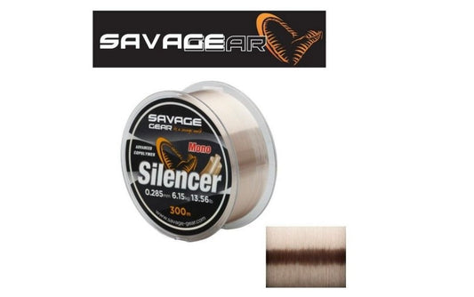 Savage Gear Silencer Mono Fade 150m Spool: Breaking Strain PIKE ZANDER PERCH       VARIOUS STRENGTHS AVAILABL