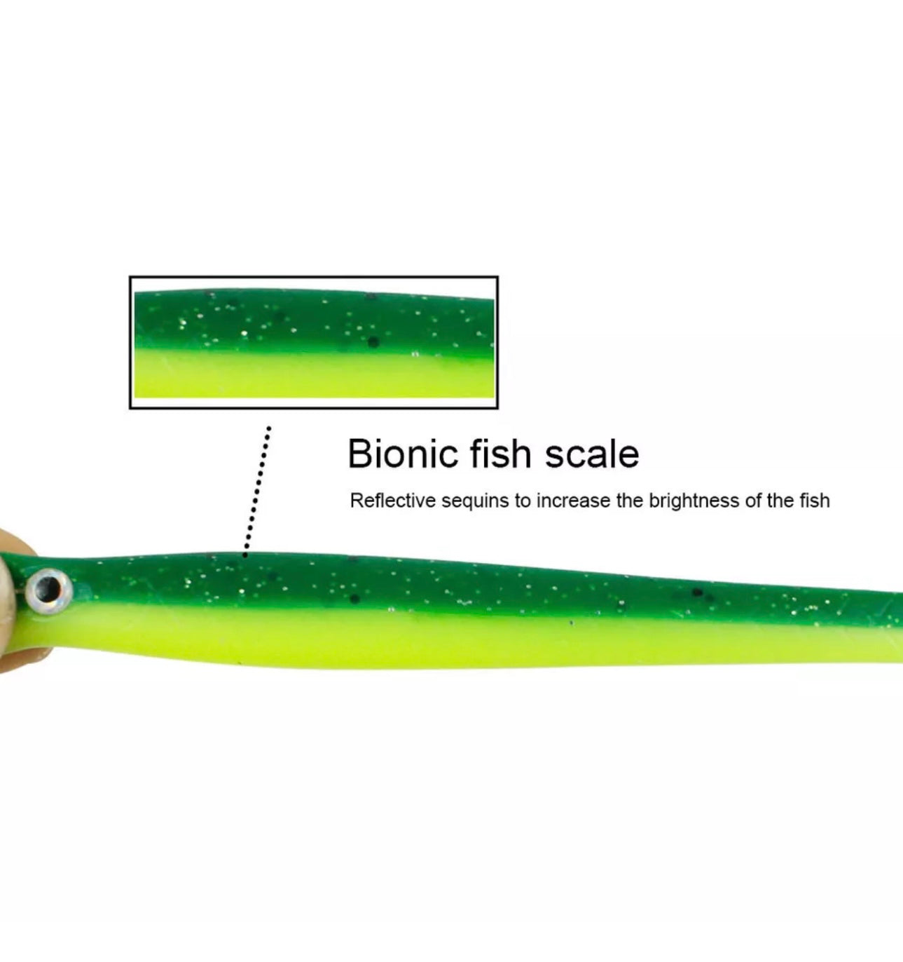 5 X 10cm 6g Bionic Loach Wobblers Fishing Lures Artificial Swimbait Soft Baits