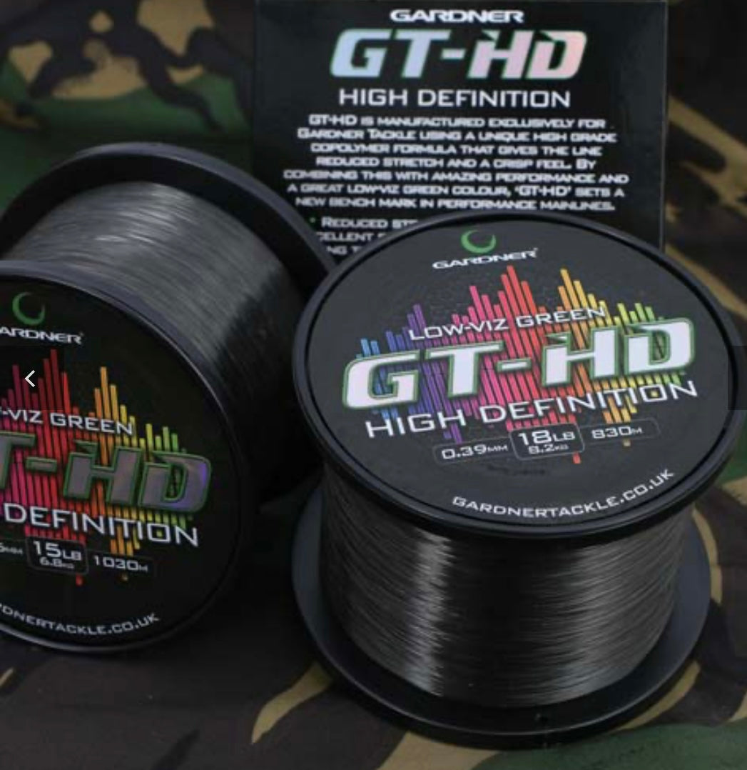 GARDNER TACKLE GT - HD High Definition Line 18lb 0.39mm
