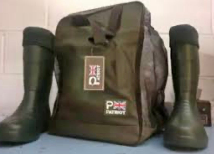 Patriot Fishing Welly Boots/Waders Bag-Green Eva Base BR22