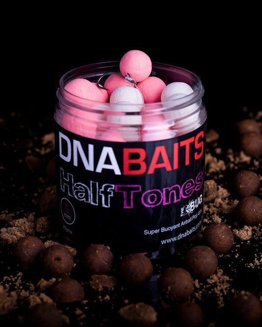 DNA BAITS THE BUG HALF TONES WAFTERS – PINK & WHITE 10x15mm
