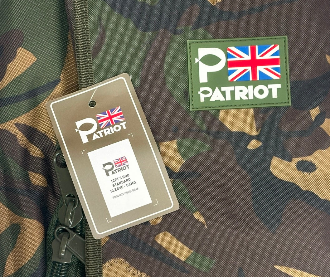 Patriot Dpm Camo Padded 3 Rod 12ft Rod Holdall BR16