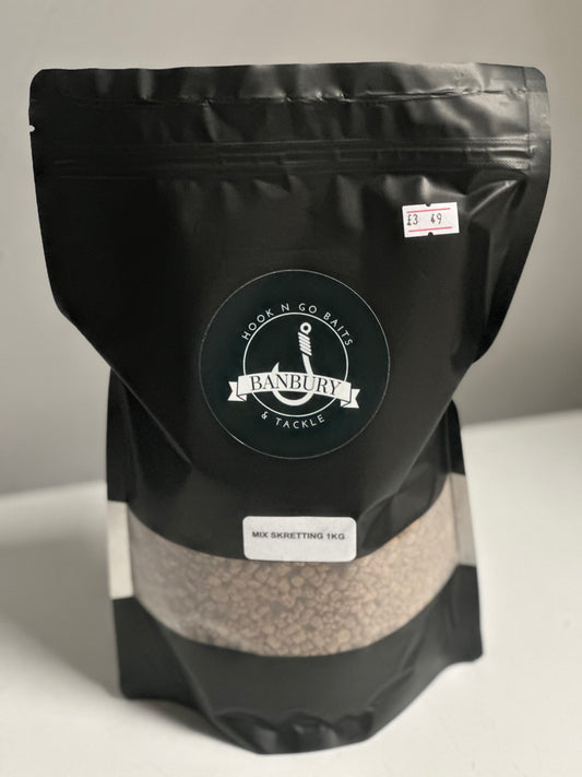 HOOK N GO BRANDED MIXED PELLETS (SKRETTINGS) 1kg