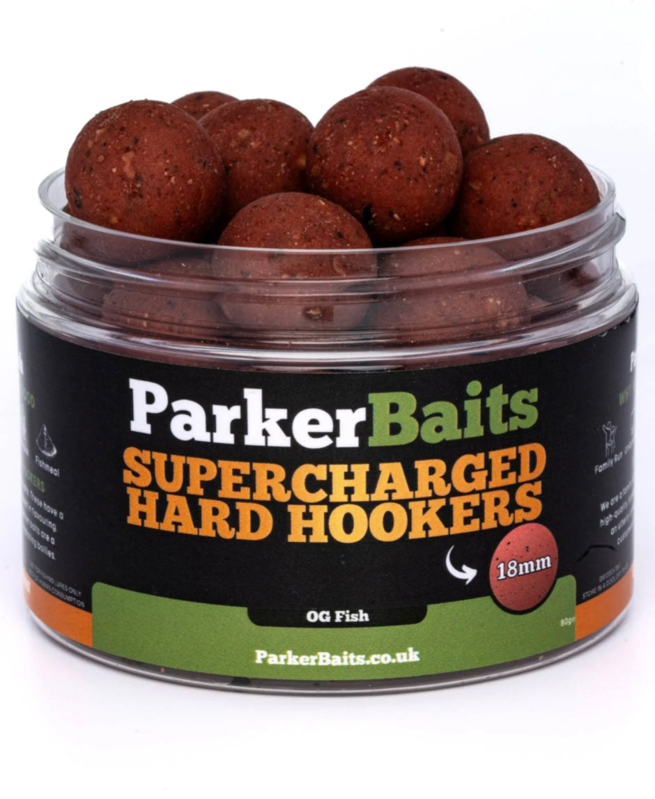 PARKER BAITS - 18mm SUPERCHARGED HARD HOOKERS – OG FISH