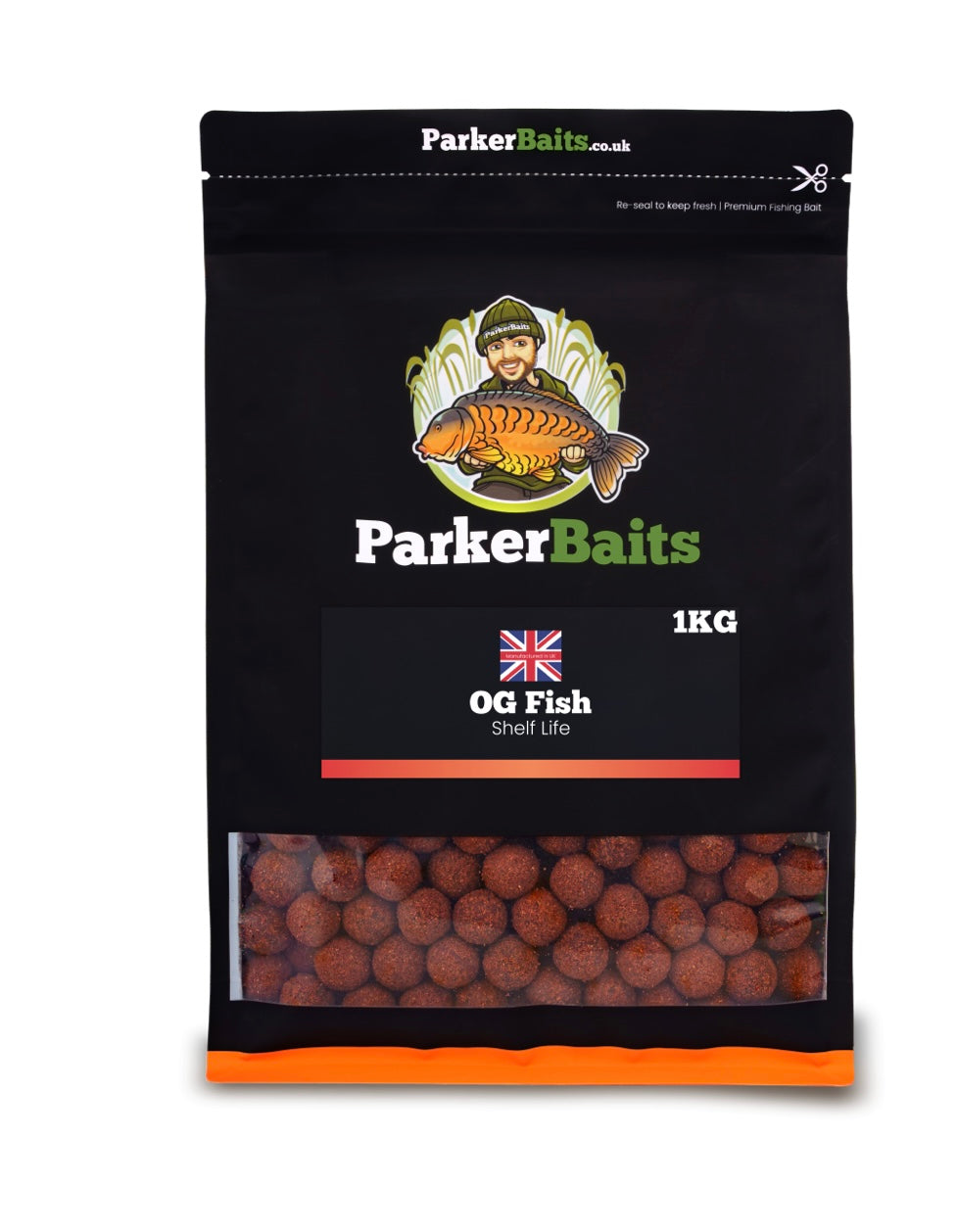 PARKER BAITS - 18mm OG FISH SHELF LIFE BOILIES – 1KG