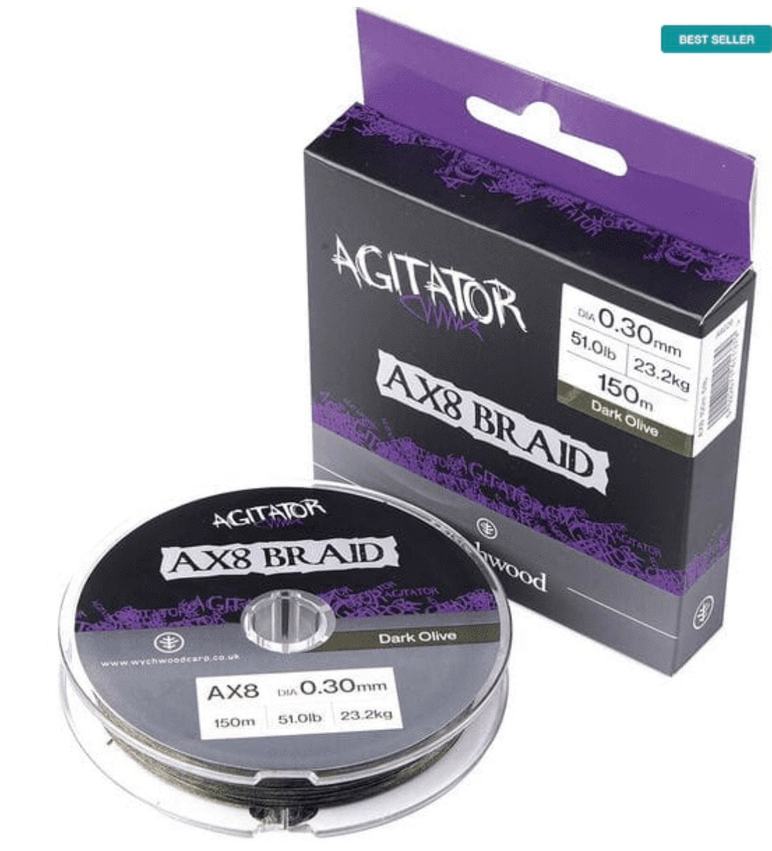 Wychwood Agitator AX8 Braid 150m 23.2kg