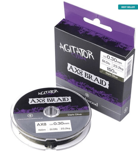 Wychwood Agitator AX8 Braid 150m 23.2kg