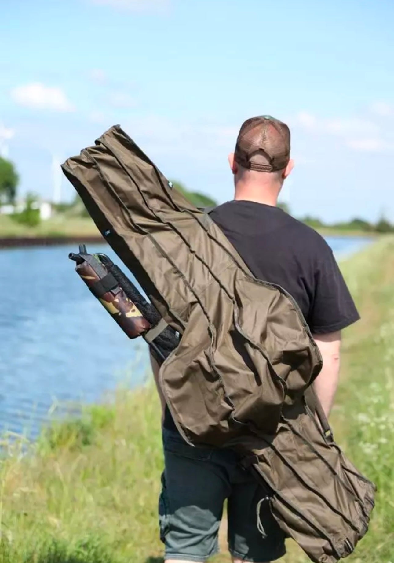 Patriot 3 Rod Compact Green 9ft rod bag