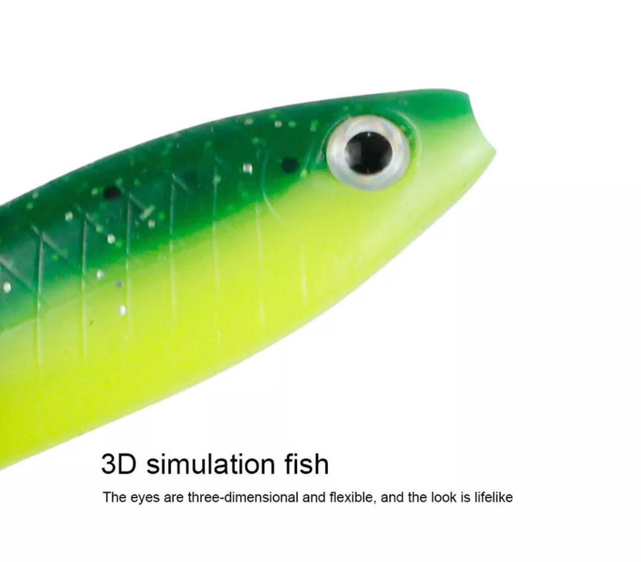 5 X 10cm 6g Bionic Loach Wobblers Fishing Lures Artificial Swimbait Soft Baits