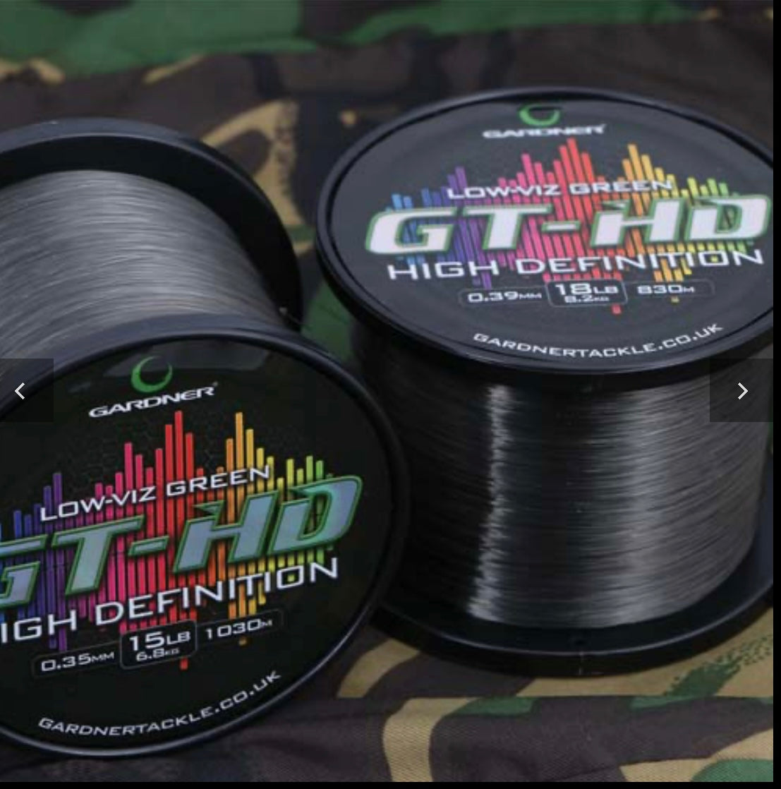 GARDNER TACKLE GT - HD High Definition Line 18lb 0.39mm