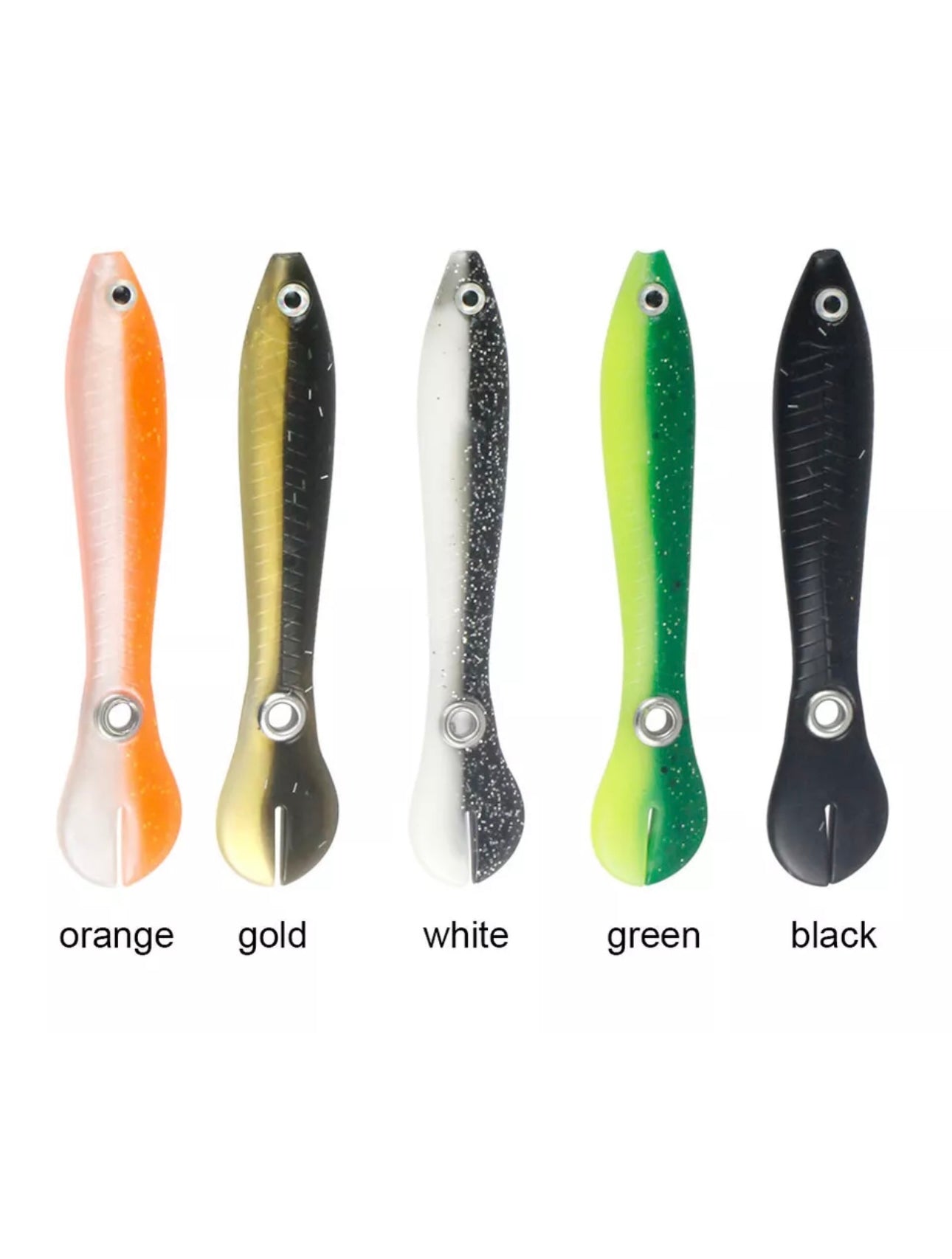 5 X 10cm 6g Bionic Loach Wobblers Fishing Lures Artificial Swimbait Soft Baits