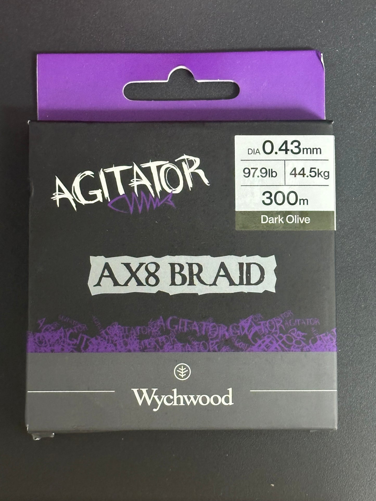 Wychwood Agitator AX8 Braid: 97.9lb : 300m
