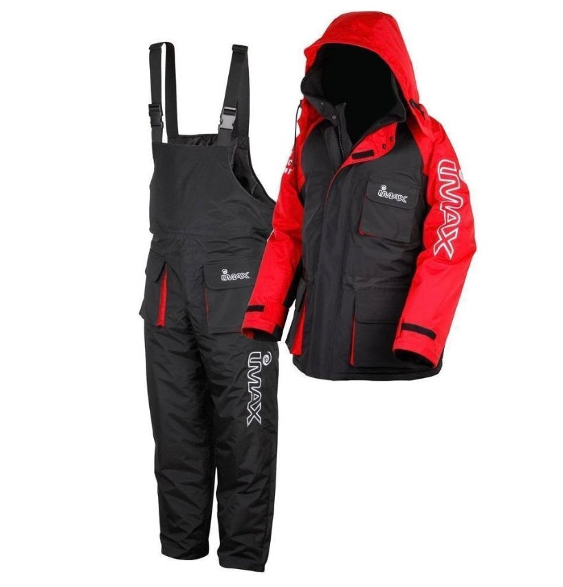 Imax Suit Black & Red Coat & Bottoms