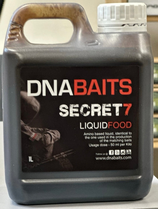 DNA Baits SECRET 7 Liquid Food  1 Litre Carp Fishing