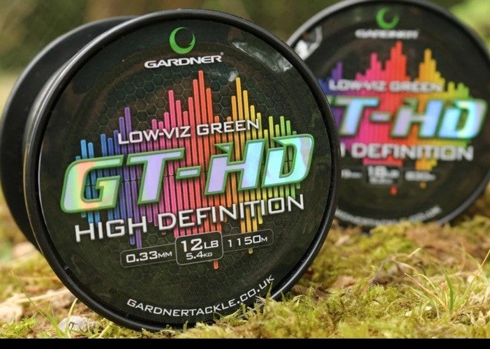 Gardner GT HD 12lb 5.4kg Low Viz Green 0.33mm