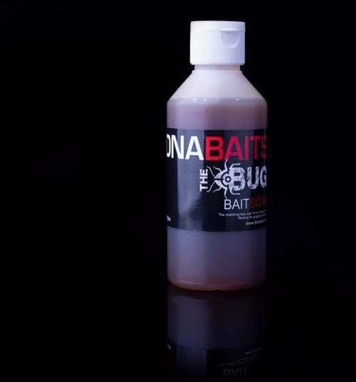 DNA Baits Bait Soaks 250ml The Bug  NEW Carp Fishing Baits -