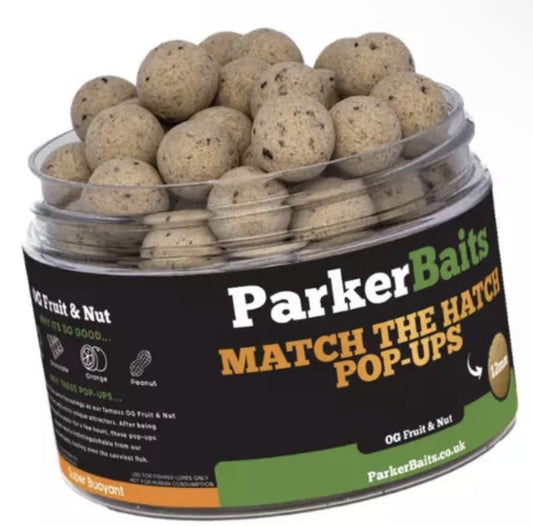 Parker Baits OG FRUIT & NUT Match The Hatch Pop-Ups 15mm
