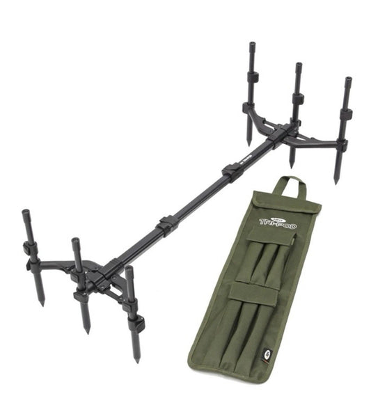 NGT 3 Rod Pod Carp Fishing Fully Adjustable TRI POD With Fishing Carry Case Bag