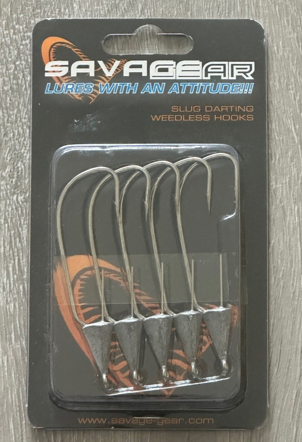 5 SAVAGE GEAR SLUG DARTING WEEDLESS HOOKS JIG Head 3g