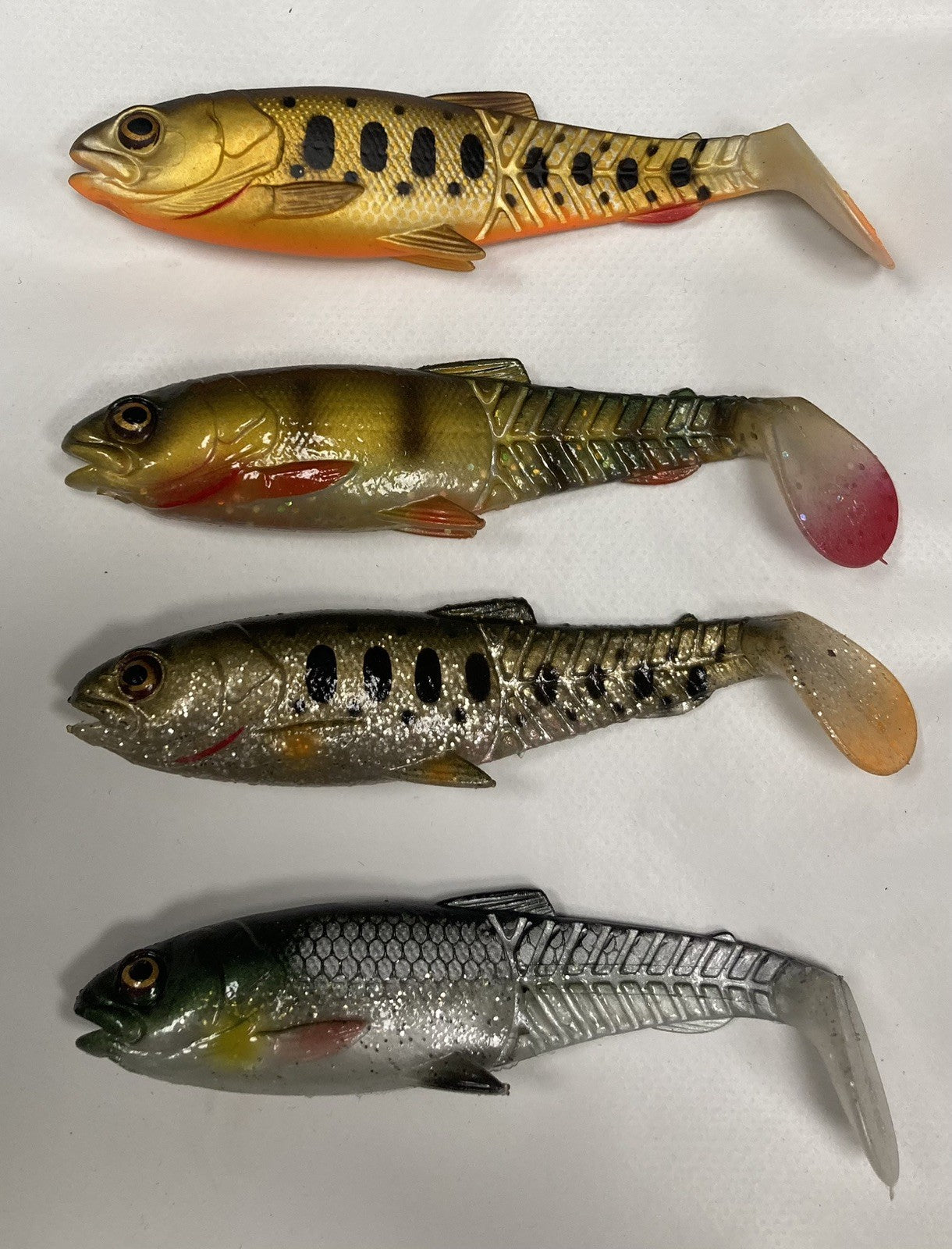 4 X Savage Gear Craft Cannibal Paddletail 12.5cm 20g Predatory Fishing