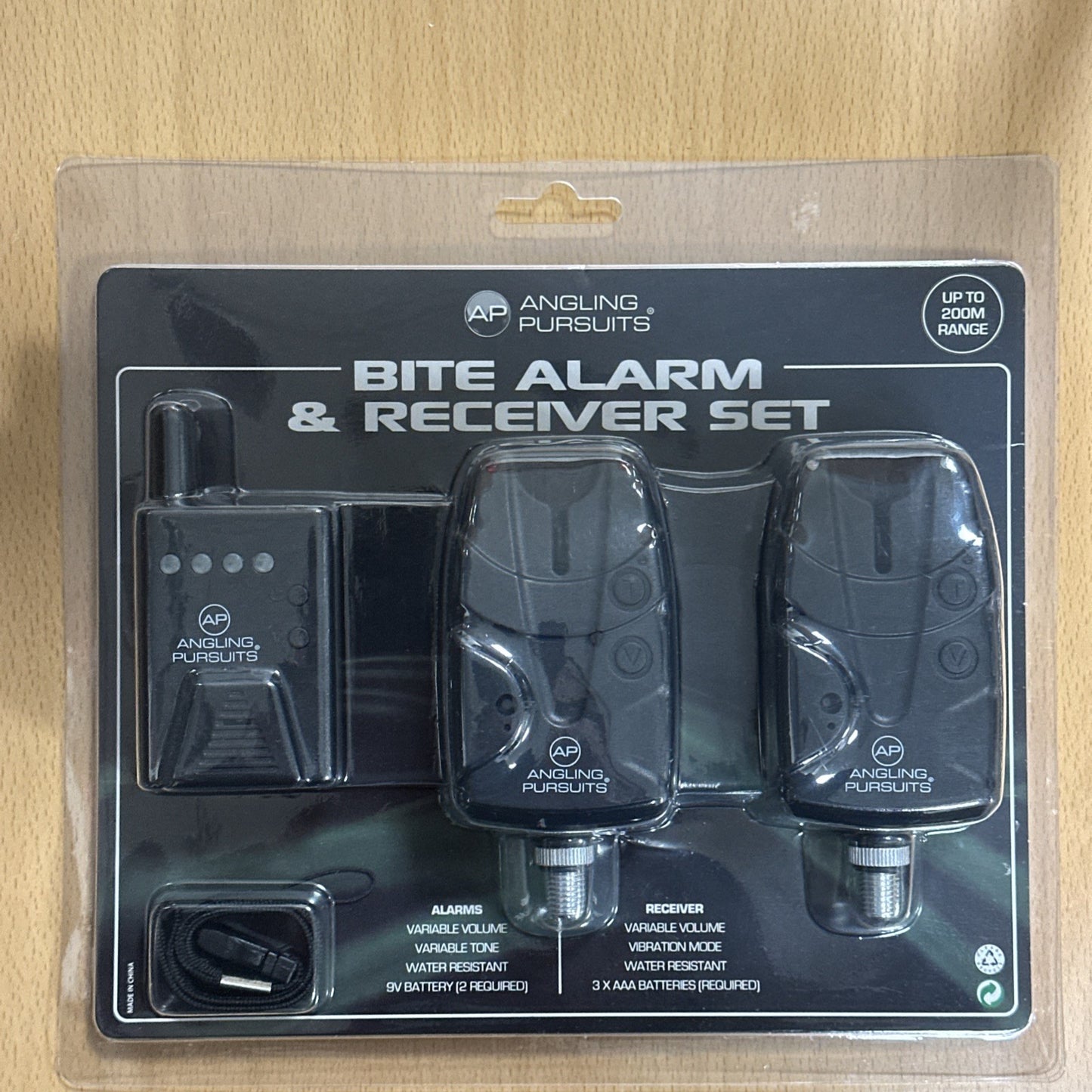 Angling Pursuits Bite Alarm & Receiver With BATTERIES Great Beginner Start