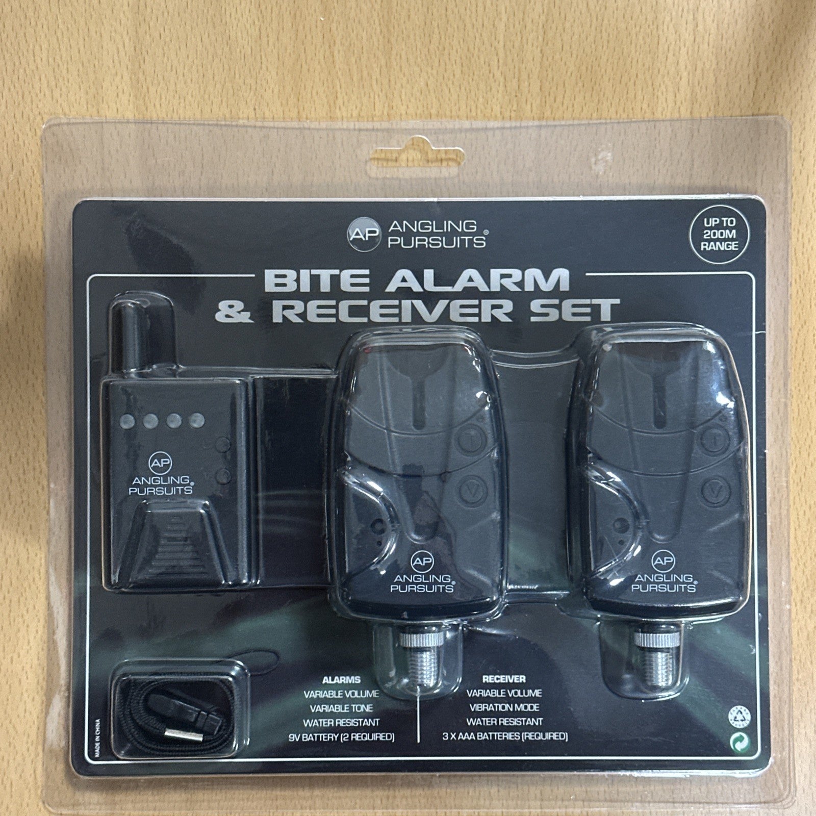 Angling Pursuits Bite Alarm & Receiver With BATTERIES Great Beginner Start