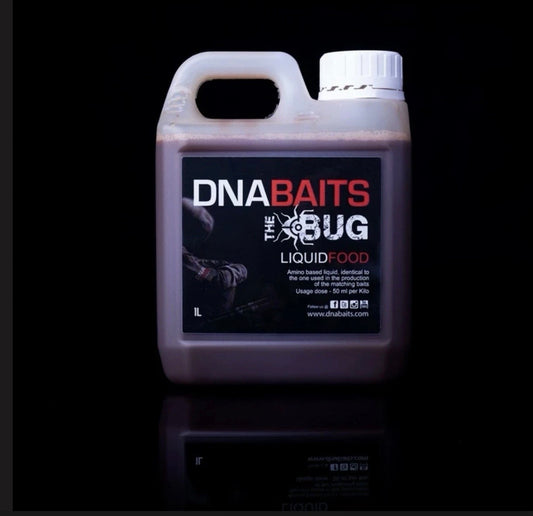 DNA Baits The Bug Liquid Food 1 Litre Carp Fishing