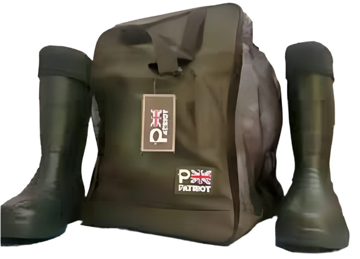 Patriot Fishing Welly Boots/Waders Bag-Green Eva Base BR22