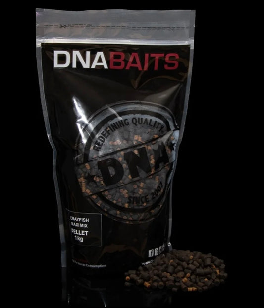 DNA BAITS CRAYFISH MAXI MIX PELLETS 1KG