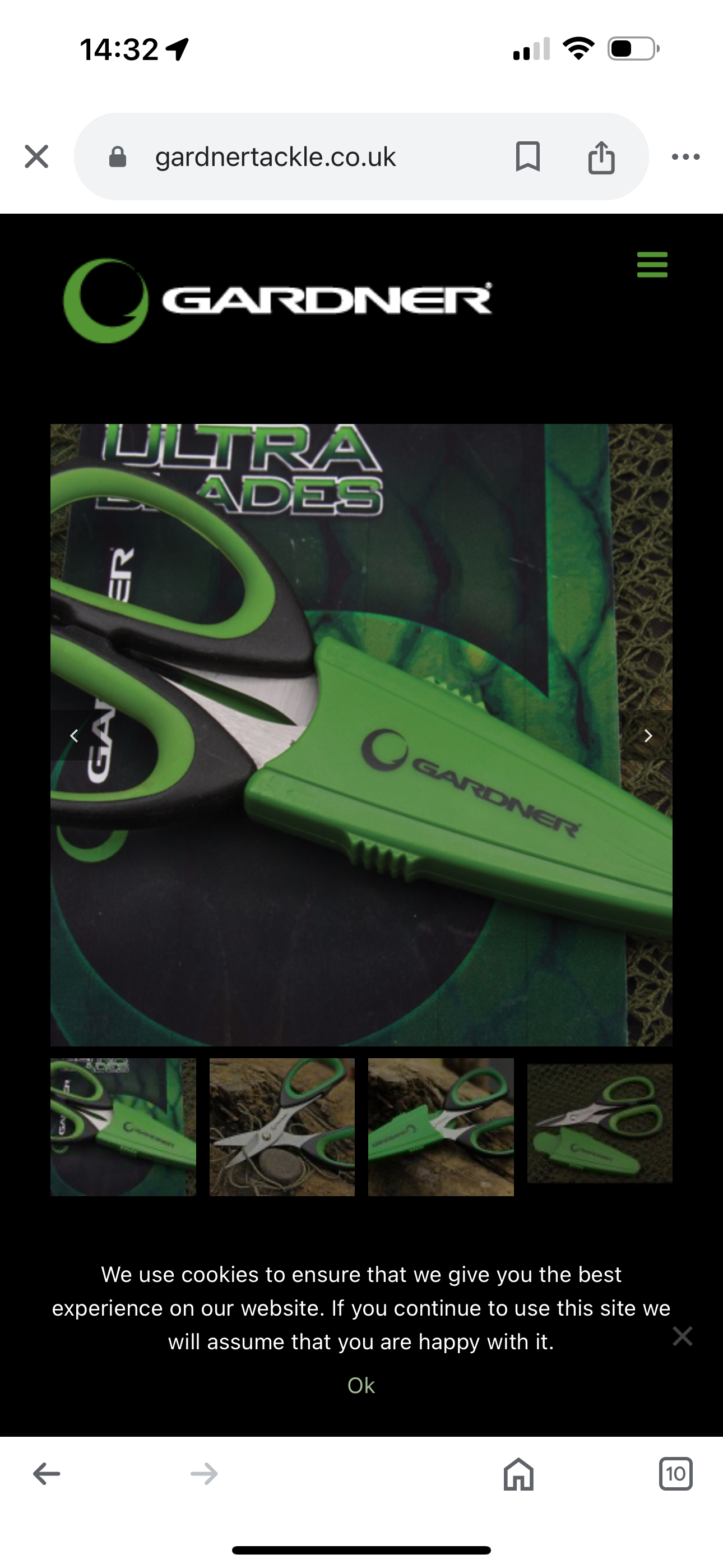 Gardner Tackle - Ultra Blades Scissors