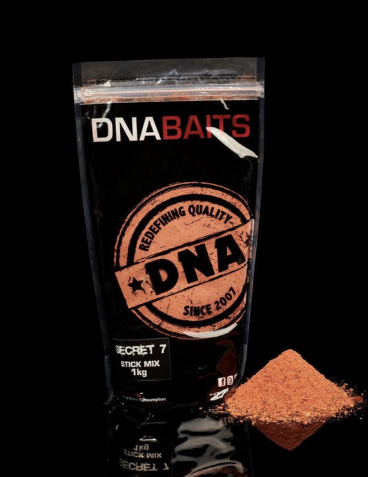 DNA BAITS 1Kg SECRET 7  -Stick Mix Carp - Course Fishing STOCKIST