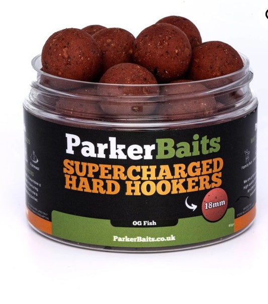 Parker Baits Supercharged Hard Hookers OG Fish 14mm Carp Barbel